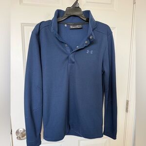Under Armour Golf Men's  Navy Button Down Shirt